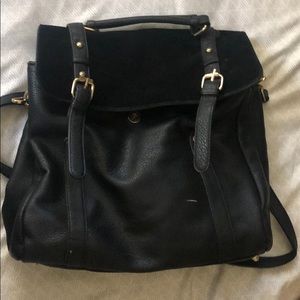 Modcloth Leather and Suede convertible satchel bag
